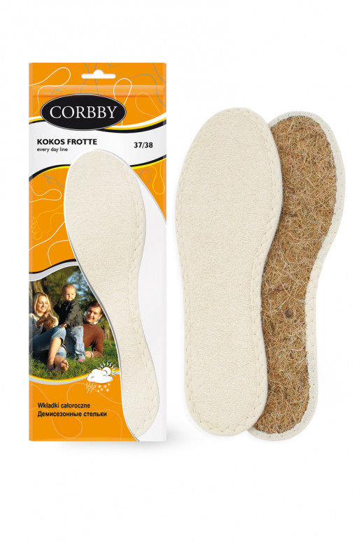 Corbby KOKOS FROTTE All-season shoe insoles