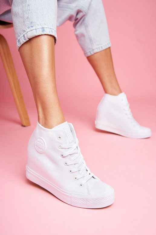 Women's Sneakers Big Star White FF274A192