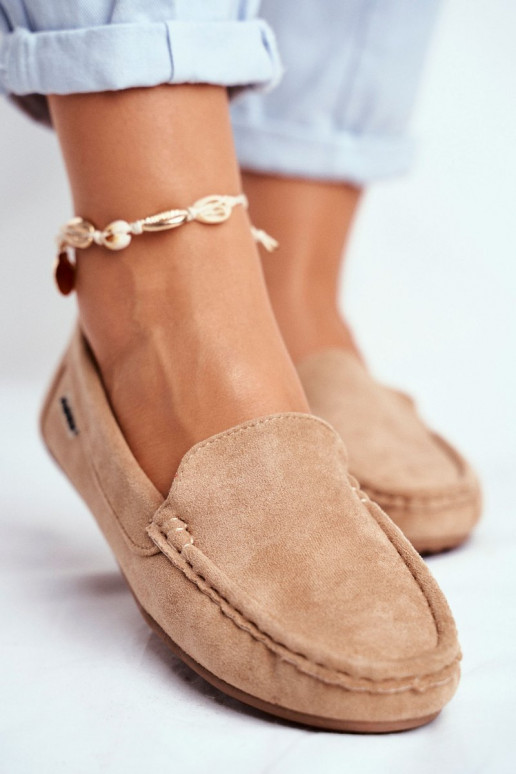 Women s Loafers Suede Beige Morreno