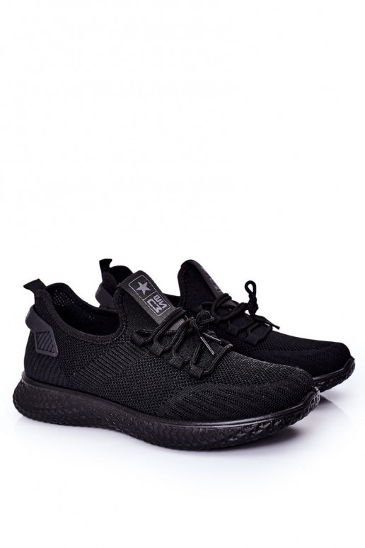 Men's Sporty Slip-On Shoes Black Ryan