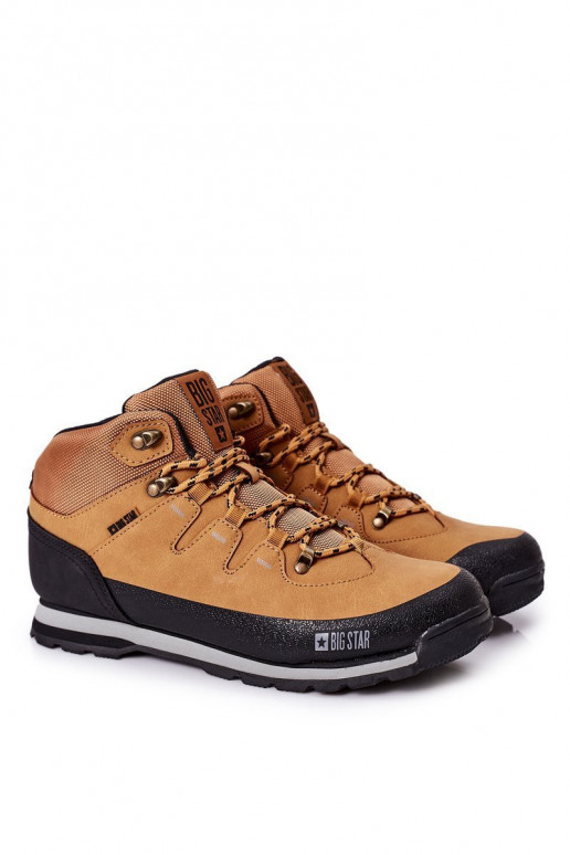 Men's Insulated Trekking Shoes Big Star EE174438 Camel