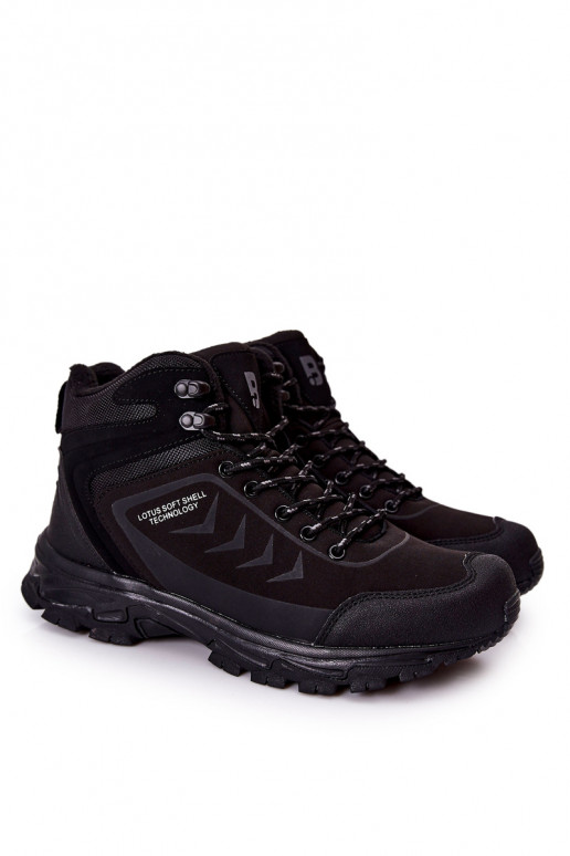 Men's Padded Tiered Sports Shoes Black Belfort