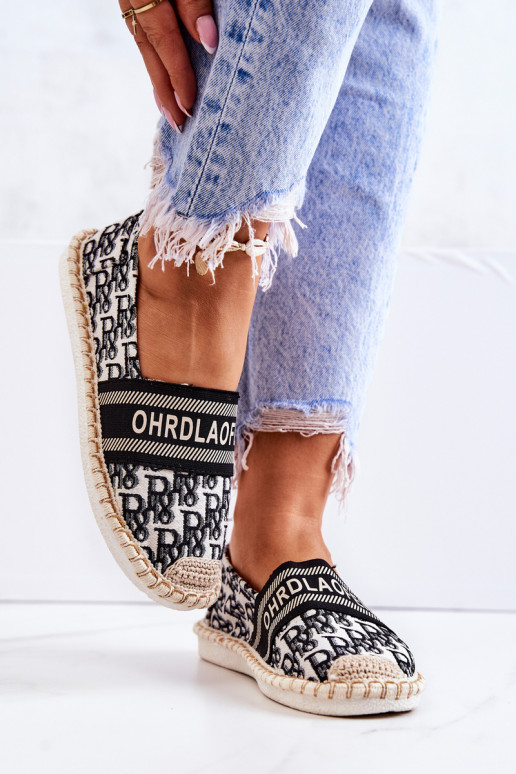 Classic Espadrilles Black Warm Time 