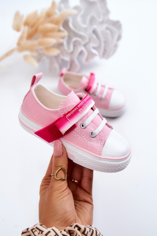 Children's Low Sneakers BIG STAR JJ374078 Pink