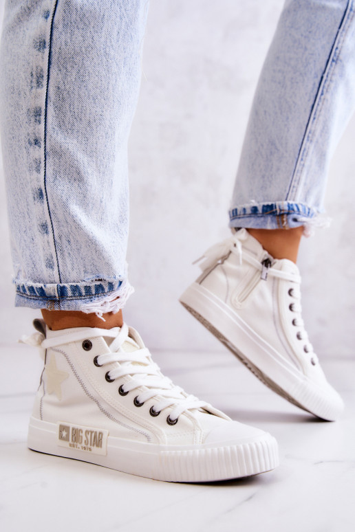 Classic High Sneakers Big Star JJ274379 White