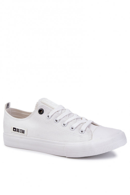 Men's Low Material Sneakers Big Star KK174006 White