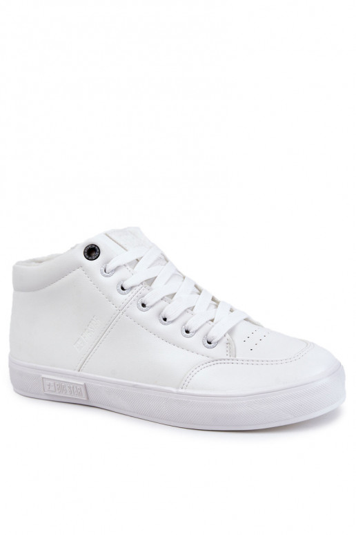 Men's Classic Leather Sneakers Big Star KK174347 White