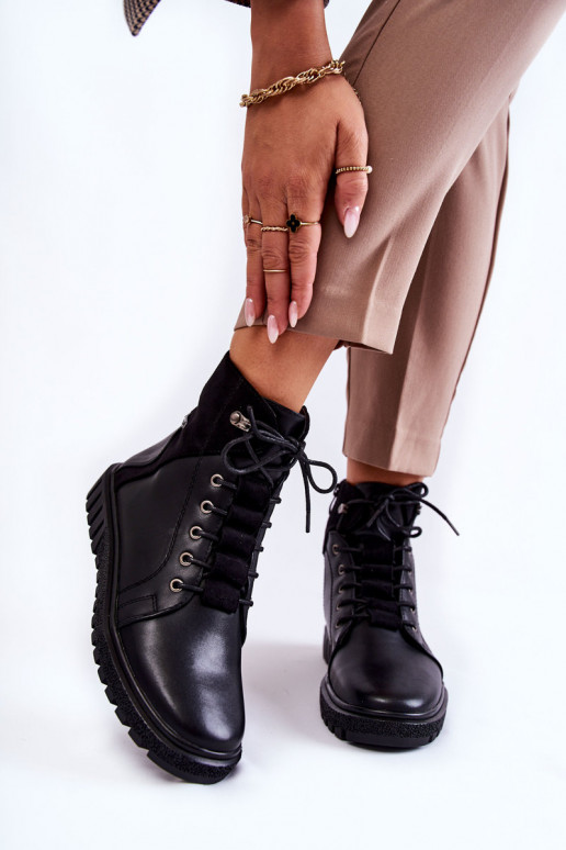 Women's Boots On The Platform Black Kristin