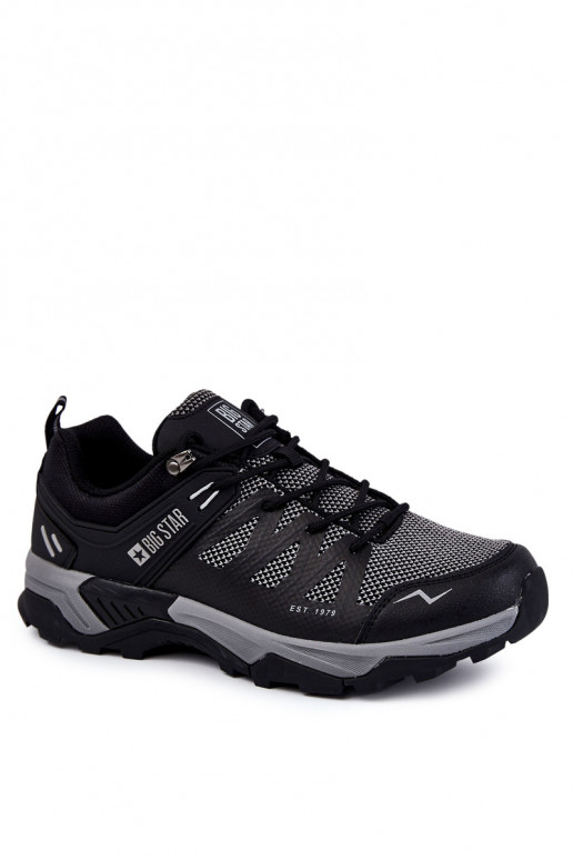 Men's Sport Shoes Trappers Memory Foam Big Star KK174105 Black