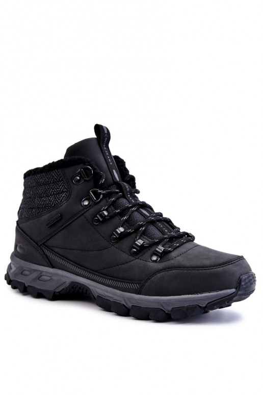 Men's Warm Boots Trekking Shoes Cross Jeans KK1R4022C Black