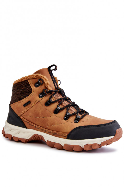 Men's Warm Boots Trekking Shoes Cross Jeans KK1R4021C Camel