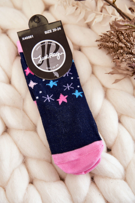 Children's Classic Cotton Socks Navy blue