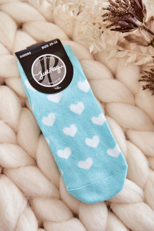 Youth socks Heart Mint