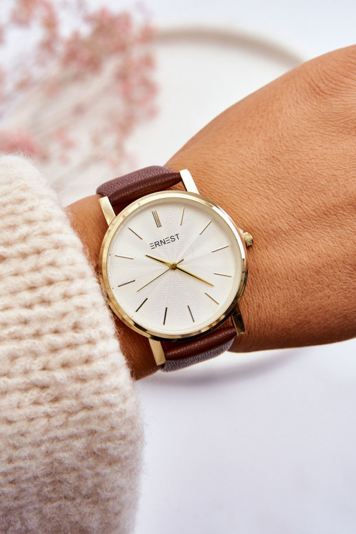 Women's Watch With Gold Case Ernest Brown Vega