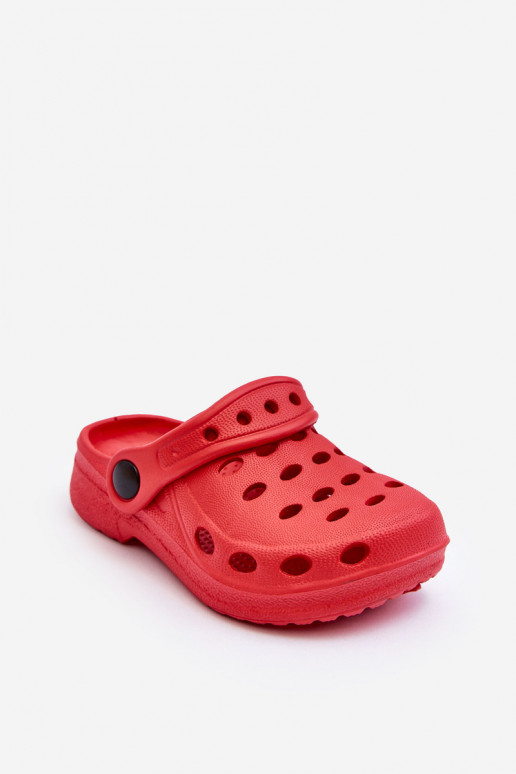 Children's Foam Slides Red Lucas