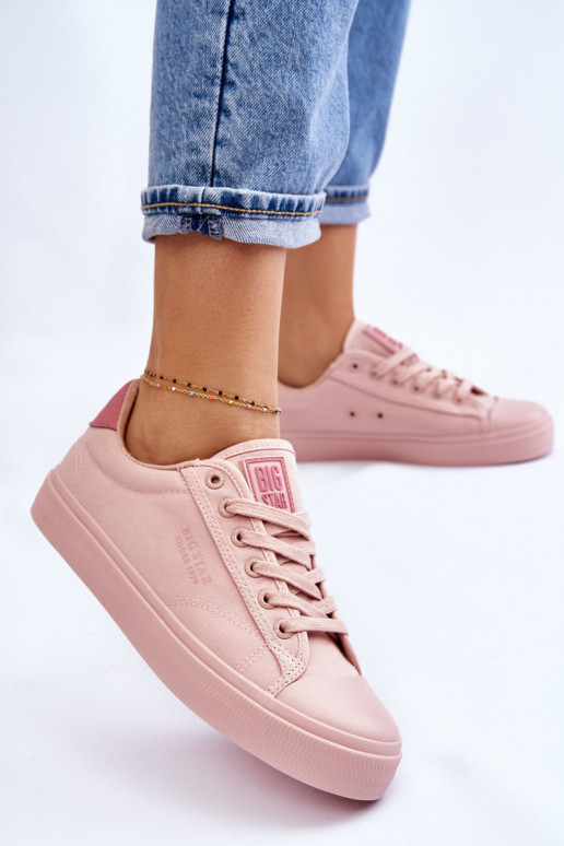 Classic Low Sneakers Big Star LL274095 Light pink