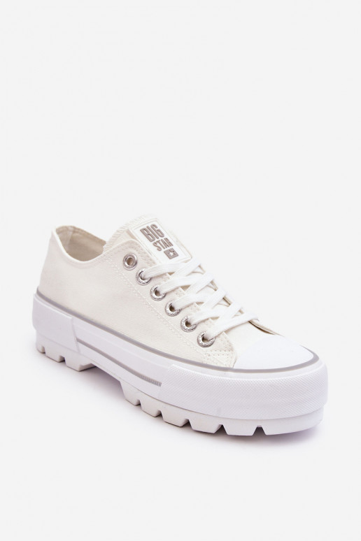 Fabric Platform Sneakers Big Star LL274150 White