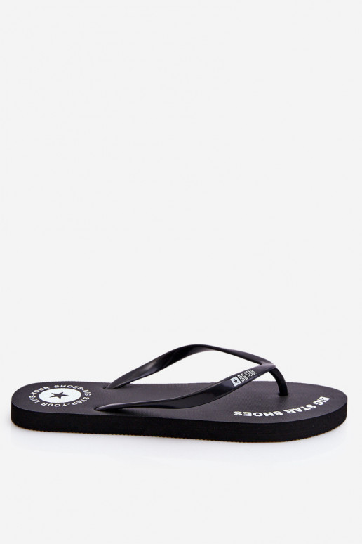 Comfortable Big Star Flip Flops LL274800 Black