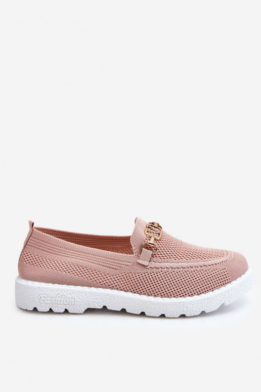 Women's Slip-On Sneakers With Embellishment Pink Alena