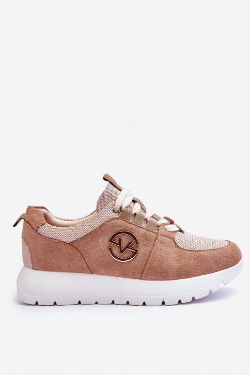 Women's Platform Sports Shoes Beige Aisha