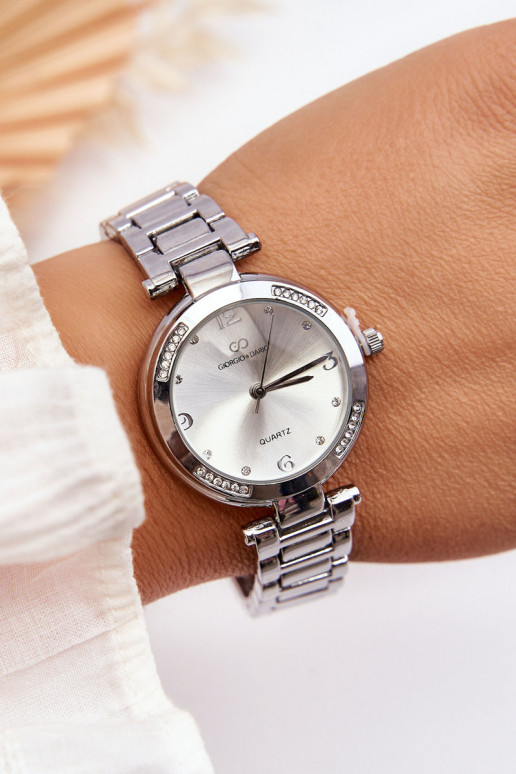 Women's Steel Watch With Zircons Giorgio&Dario Silver