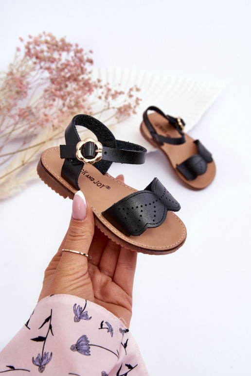 Classic Children's Sandals Black Izzy