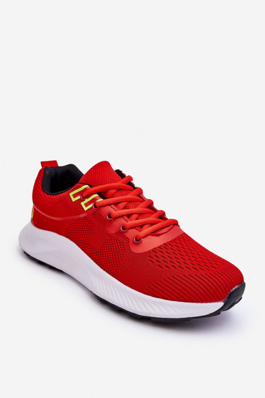 Classic Men's Sports Shoes Lace-up Red Jasper