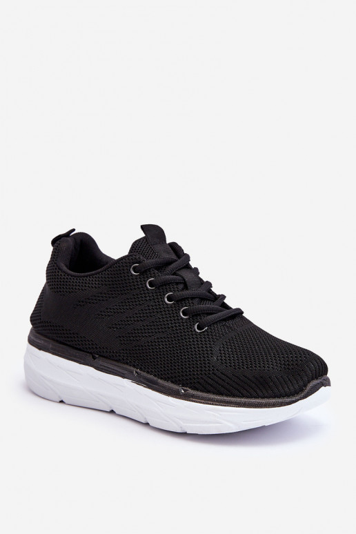 Women's Lace-up Sports Shoes Black Lavarone