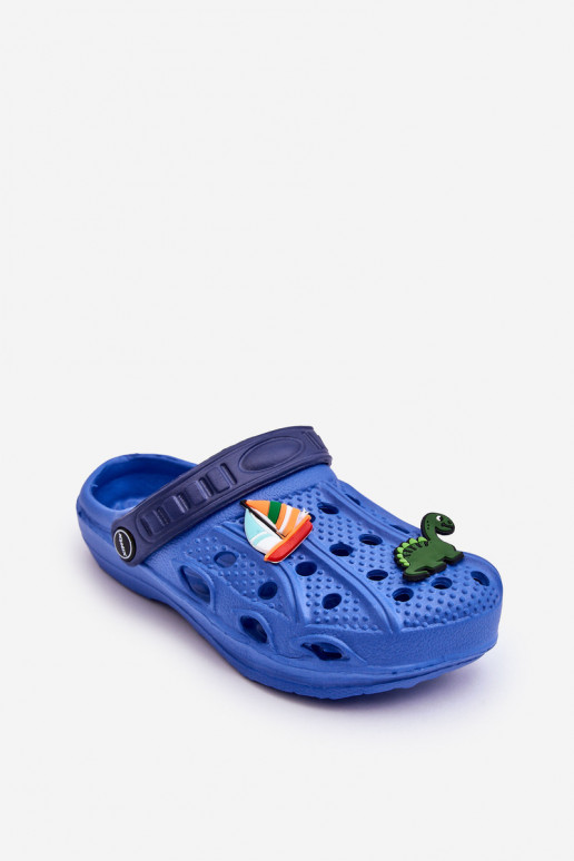 Children's Foam Lightweight Crocs Sandals Blue Sweets