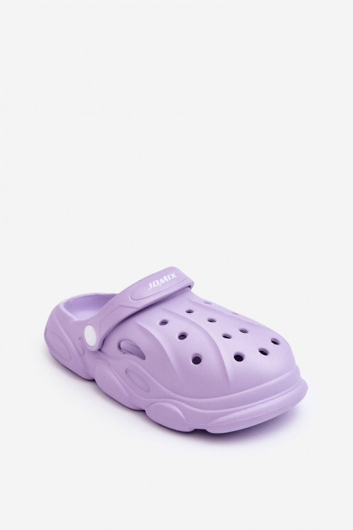 Children's Foam Slippers Crocs Violet Cloudy