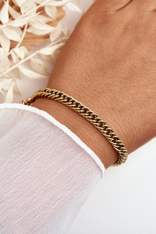 Adjustable Classic Armor Bracelet Gold