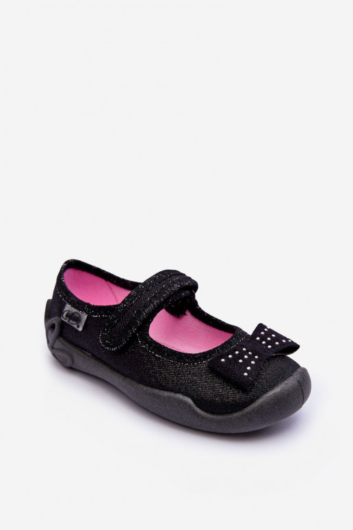 Children's Ballet Flats with Bow Befado 114X240 Black