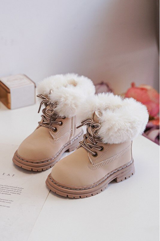 Childrens fur boots best sale