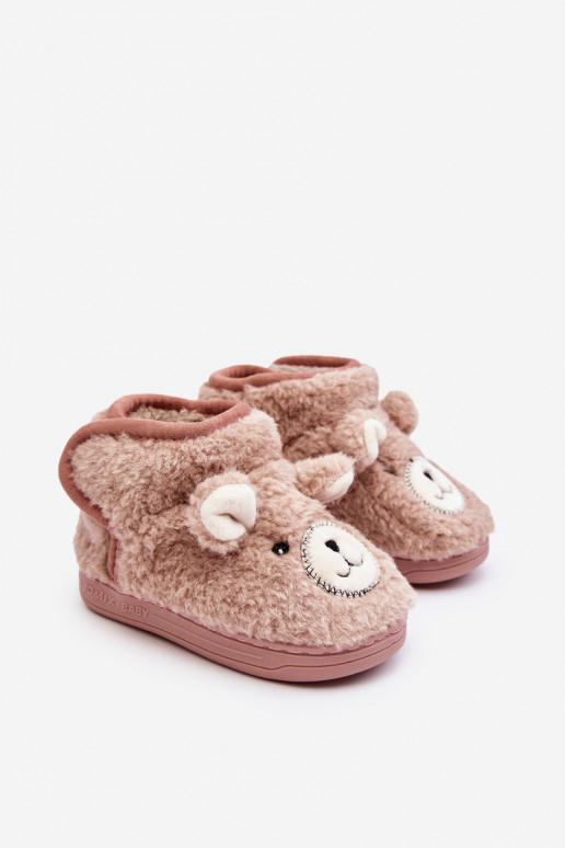 Children's slippers pink Eberra