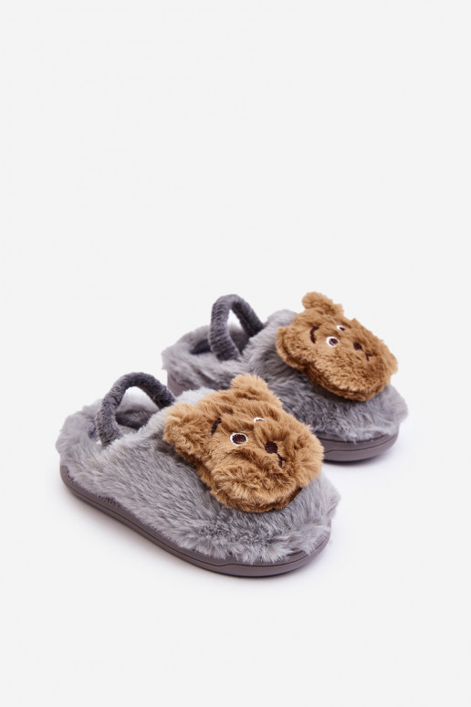 Children's slippers gray Dicera