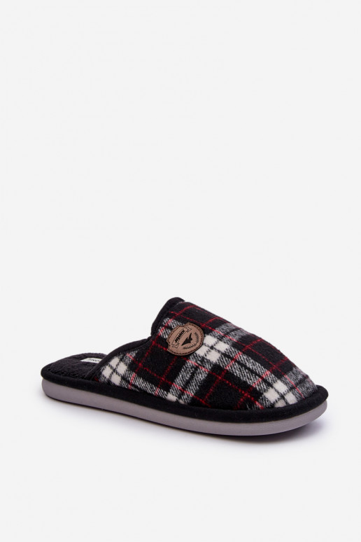 Men's Slip-on Slippers Black Kallile