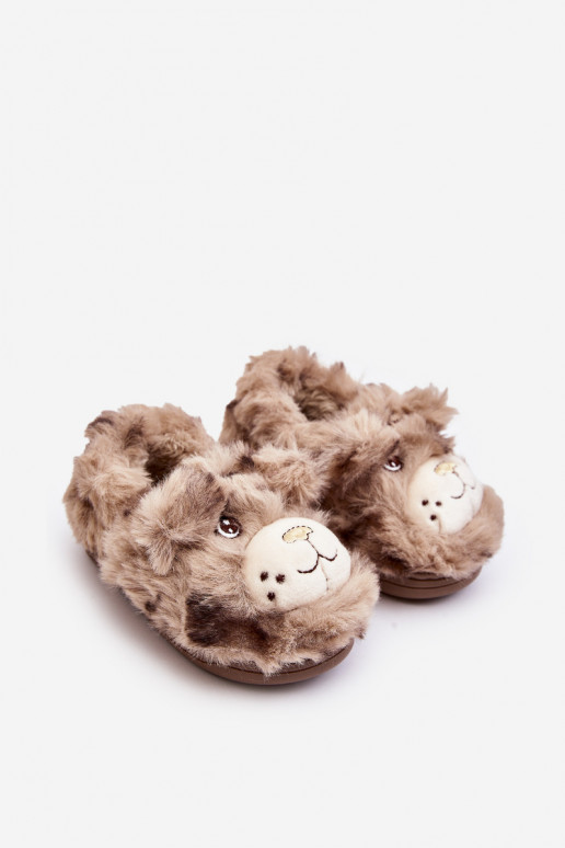 Children's slippers beige Apolanie