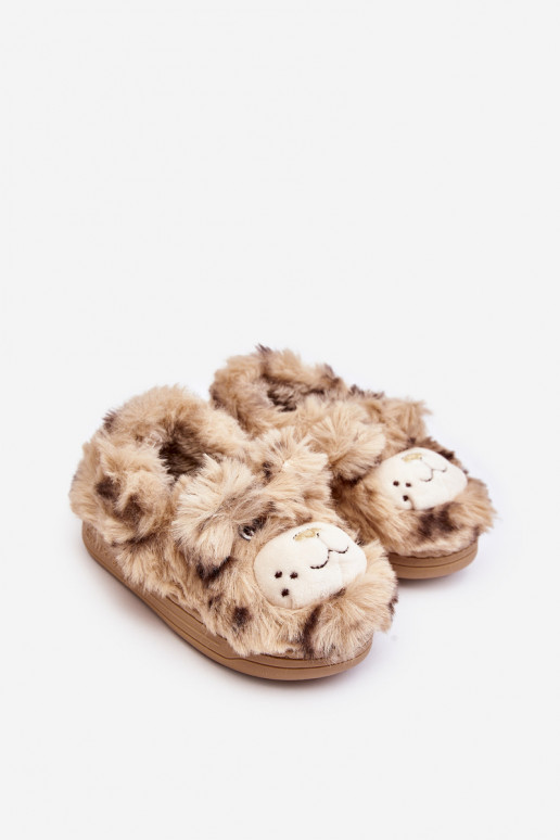 Children's slippers beige Apolanie