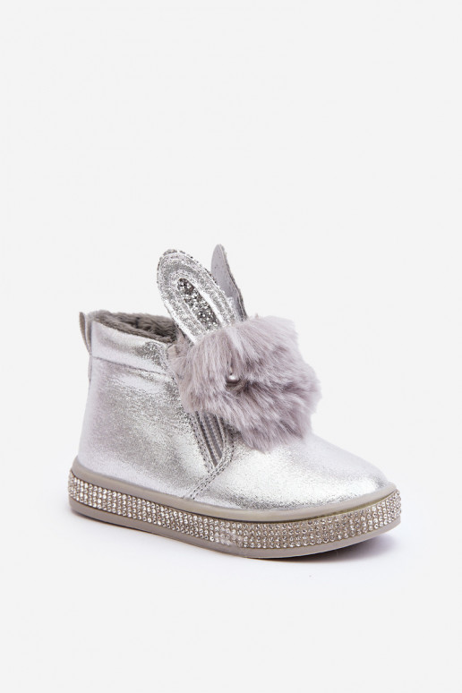 Boots snow boots Children silver color Mothia