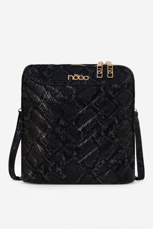 Animal Pattern Satchel Bag NOBO NBAG-R3200-C019 Dark Grey