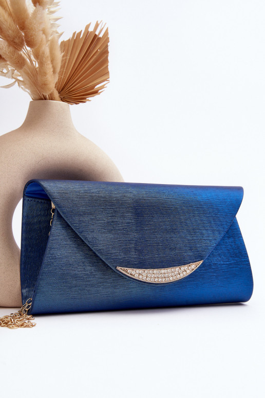 Envelope type handbag with chain Zarani Blue