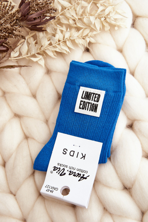 Children's socks, blue