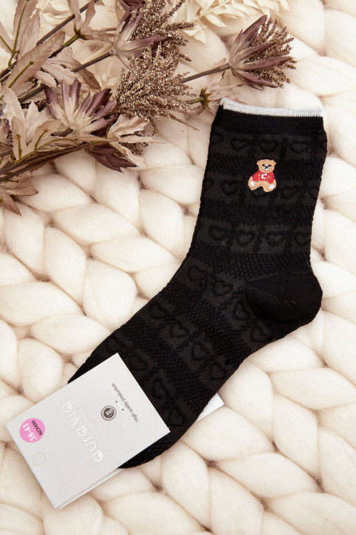 Socks with a bear