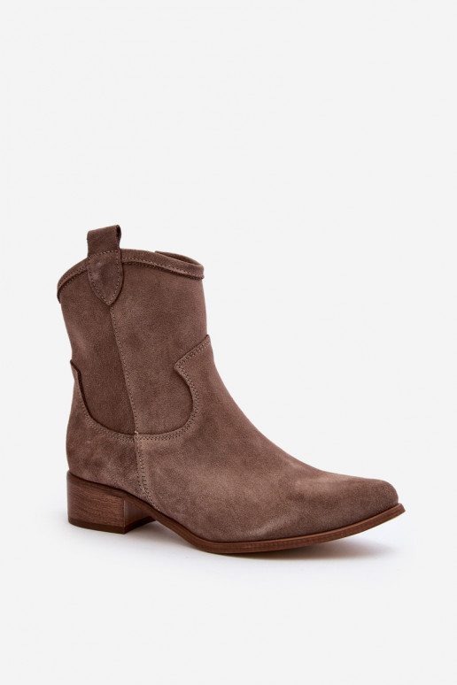 Low heel cowboy ankle boots online