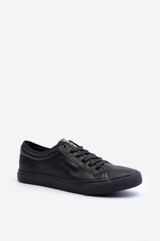 Men's Sneakers Made of Eco Leather Black Big Star JJ174234