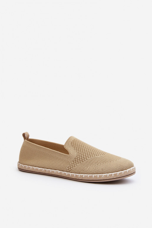 Women's Beige Slip-On Espadrilles Harmonie