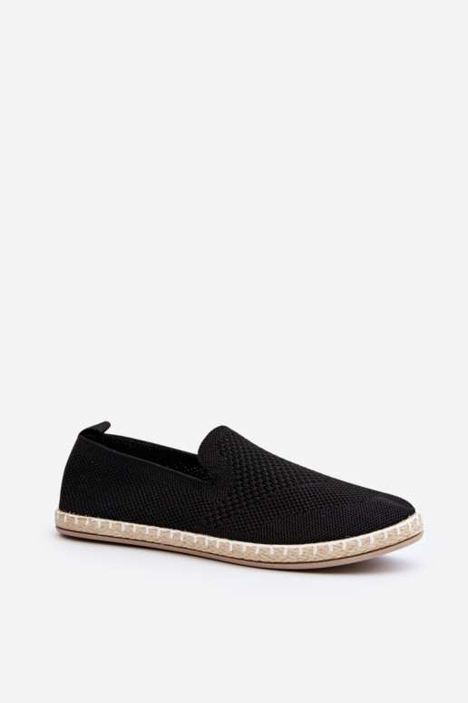 Black Women's Slip-On Espadrilles Harmonie