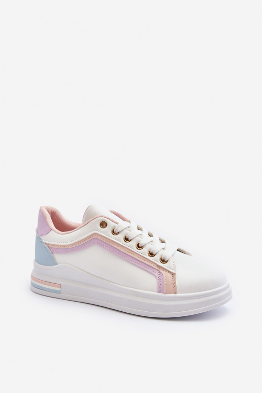 Women's Sneakers With Glitter Pink Elnami