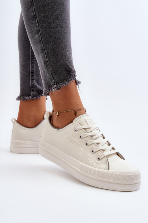 Women's Eco Leather Sneakers Big Star NN274847 White