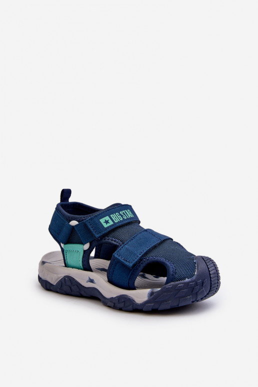 Boys' Sandals with Velcro Big Star NN374236 Navy